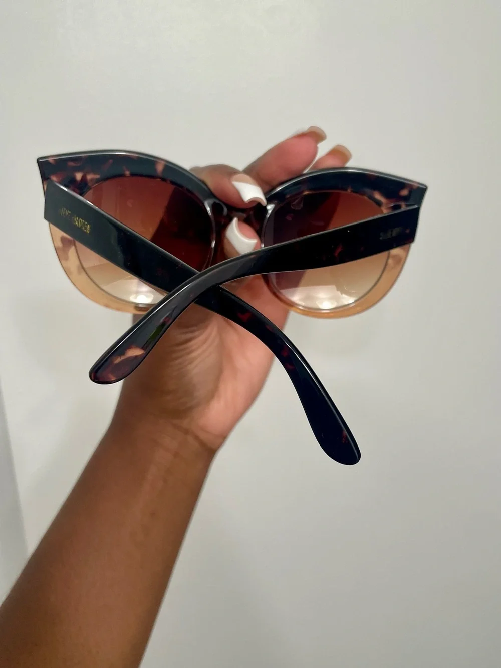 Steve madden Tortoiseshell Cat-Eye Sunglasses - Brown Gradient Lenses